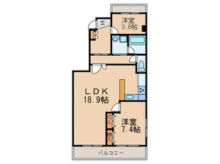 グランシャリオ名駅南の物件間取画像